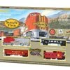 Bachmann Trains - Santa Fe Flyer Ready To Run Electric Train Set - HO Scale Multicolor, 19.50 X 3.00 X 13.25 Inches -Atlas Trains Store 00647