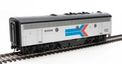 WalthersMainline EMD F7 A-B Set - Standard DC -- Amtrak(R) #104, #152 (Phase I, Silver, Red, Blue, Black) -Atlas Trains Store 09100000009946 dt2 big