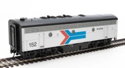 WalthersMainline EMD F7 A-B Set - Standard DC -- Amtrak(R) #104, #152 (Phase I, Silver, Red, Blue, Black) -Atlas Trains Store 09100000009946 dt3 big