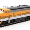 WalthersMainline EMD F7 A-B Set - Standard DC -- Denver & Rio Grande Western(TM) #5714, 5713 (Grande Gold, Silver, Black) -Atlas Trains Store 09100000009954