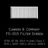 Cannon And Company Inertial Filter Screens -Atlas Trains Store 1215383654585 1188932115
