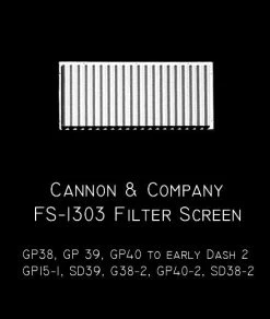 Cannon And Company Inertial Filter Screens