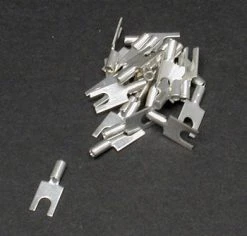 Atlas Trains No. 3 Spade Tongue Solderless Connectors -- Pkg(24)
