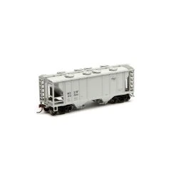 Athearn Roundhouse HO PS-2 2003 2-Bay Cov Hopper, MILW #99589