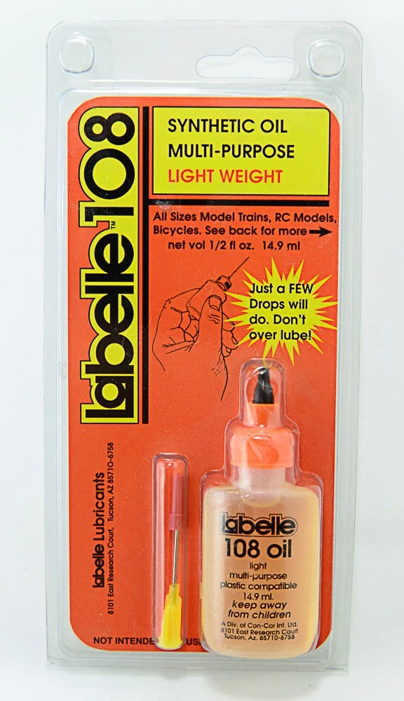 Labelle Plastic Compatible Motor Oil 1/2oz 14.8mL Light Weight 3 Labelle Plastic Compatible Motor Oil 1/2oz 14.8mL Light Weight