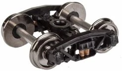 WalthersProto Sprung Plastic Trucks With 33" Metal RP-25 Wheels & Axles -- Andrews - 1 Pair