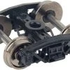 WalthersProto Andrews Plastic Caboose Trucks With 33" Metal RP-25 Wheels & Axles -- 1 Pair