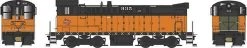 Bowser Manufacturing Baldwin DS 4-4-1000 - Standard DC - Executive Line -- Milwaukee Road 935 (1959 Renumbering, Orange, Black, Top Railings)