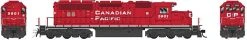 Bowser Manufacturing GMD SD40-2 - Standard DC - Executive Line -- Canadian Pacific 5901 (red, Block Lettering, Rear Door Vents)