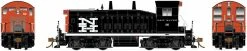 Rapido Trains Inc. EMD-GMD SW1200 - Standard DC -- New Haven 640 (black, Red, White, McGinnis Logo)