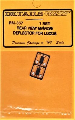 Details West Rear View Mirror Deflector