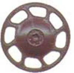 Kadee Quality Products Kadee #2023 Universal Type Brake Wheels Pkg(8) HO Scale -- Dark Box Car Red