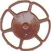 Kadee Quality Products Kadee #2032 Miner Type Brake Wheels Pkg(8) HO Scale -- Red Oxide -Atlas Trains Store 380 2032