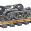 Kadee Quality Products Kadee #558 Barber(R) S-2 70-Ton Roller Bearing Fully Sprung Self-Centering Metal Trucks HO Scale -- 1 Pair -Atlas Trains Store 380 558