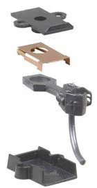 Kadee Quality Products Kadee #58 HO Scale Metal Coupler Kit Medium 9/32" Centerset With #232