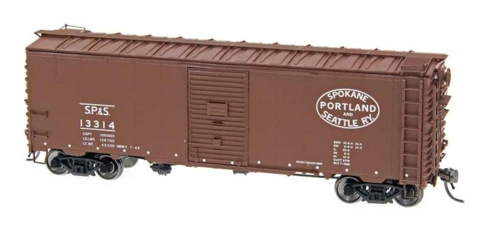 Intermountain Railway 40' 12-Panel Boxcar - Ready To Run -- Spokane, Portland & Seattle (As-Delivered, Boxcar Red, Oval Logo) 3 Intermountain Railway 40' 12-Panel Boxcar - Ready To Run -- Spokane, Portland & Seattle (As-Delivered, Boxcar Red, Oval Logo)