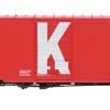 Intermountain Railway 40' PS-1 Boxcars - MKT - Large White MKT On Red -Atlas Trains Store 45421wl