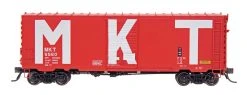 Intermountain Railway 40' PS-1 Boxcars - MKT - Large White MKT On Red