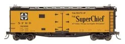 Intermountain Railway Santa Fe Refrigerator Car - Super Chief - RR23 - Ship & Travel