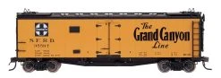 Intermountain Railway Santa Fe Refrigerator Car - Grand Canyon Line - RR32 - Straight Line Map