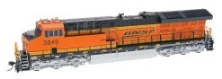 Intermountain Railway Burlington Northern & Santa Fe (orange, Black; Wedge Logo) GE ET44C4 Tier 4