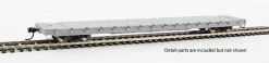 WalthersMainline 60' Pullman-Standard Bulkhead Flatcar (48' IL) Ready To Run Undecorated