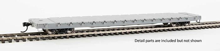 WalthersMainline 60' Pullman-Standard Bulkhead Flatcar (48' IL) Ready To Run Undecorated
