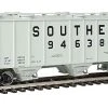 WalthersMainline 50' Pullman-Standard PS-2 2893 3-Bay Covered Hopper - Ready To Run -- Southern Railway #94638 -Atlas Trains Store 7033