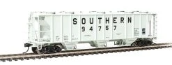 WalthersMainline 50' Pullman-Standard PS-2 2893 3-Bay Covered Hopper - Ready To Run -- Southern Railway #94757