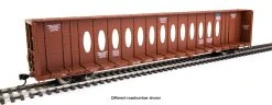 WalthersMainline 72' Centerbeam Flatcar W/Opera Windows - Ready To Run -- Union Pacific(R) #273097