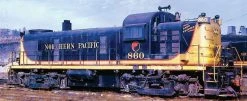 Bowser Manufacturing Alco RS3 - Standard DC -- Northern Pacific #855 (Canoe Scheme, Black, Yellow)
