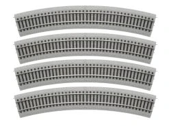 Lionel 20" Radius Curve 4 Pack MagneLock HO Scale