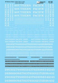 Microscale Industries Southern Pacific SP Medium Steam Locomotives 1920-1950