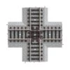 Lionel 90 Degree Crossing HO Scale Code 83 Roadbed Track -Atlas Trains Store 8768090 01