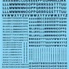 Microscale Industries Alphabets & Numbers - Railroad Gothic -- Black -Atlas Trains Store 90102 zoom