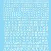 Microscale Industries Alphabets & Numbers - Railroad Roman -- White -Atlas Trains Store 90321 zoom