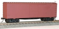 Accurail 36' Double-Sheathed Wood Boxcar, Steel Roof, Wood Ends, Fishbelly Underframe - Kit - Undecorated