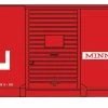 Accurail AAR 40' Single-Door Steel Boxcar Minneapolis & St. Louis #5386 (HO Scale) -Atlas Trains Store ACU3561