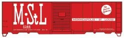 Accurail AAR 40' Single-Door Steel Boxcar Minneapolis & St. Louis #5386 (HO Scale)