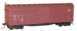 Accurail 40' Wood 8-Panel Outside-Braced Boxcar With Wood Doors & Steel Ends - Kit - Detroit, Toledo & Ironton #17124 (Boxcar Red, Small Round DT&I Logo)