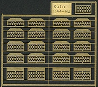 A Line Products C44-9W Brass Diesel Steps For Kato Shells