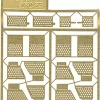A Line Products SD70/75 3-Step Brass Diesel Steps For Athearn Shells -Atlas Trains Store ALP29262