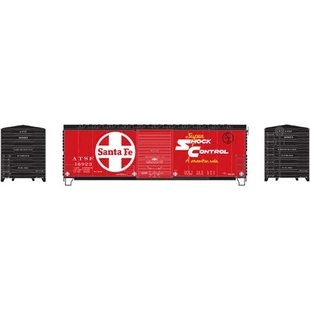 Athearn Trains Santa Fe (ATSF) #16991 40' Modern Boxcar HO Scale RTR 3 Athearn Trains Santa Fe (ATSF) #16991 40' Modern Boxcar HO Scale RTR