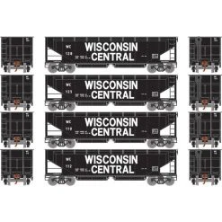 Athearn Trains HO RTR 40' Offset Ballast Hopper With Load, WC #2 (4)