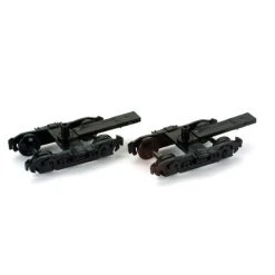 Athearn Trains Truck, 4-Wheel Passenger/Black 36" Metal Wheels (2)