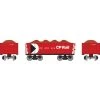 Athearn Trains HO RTR 26' Ore Car Low Side With Load,CPR/Red #375510 -Atlas Trains Store ATH97947 A0 2R3YKPUL
