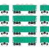Athearn Trains HO RTR 26' Ore Car Low Side With Load, UP/MOW #2 (4-pack)