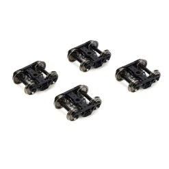 Athearn Genesis 100-Ton Roller Bearing Truck .110" Tread (2 Pair) HO Scale