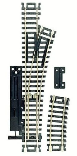 Atlas Trains Snap-Switch Right Hand Manual NS Code 100 HO Scale