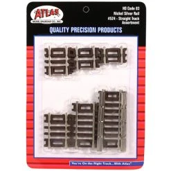 Atlas Trains Straight Track Assortment Code 83 HO Scale